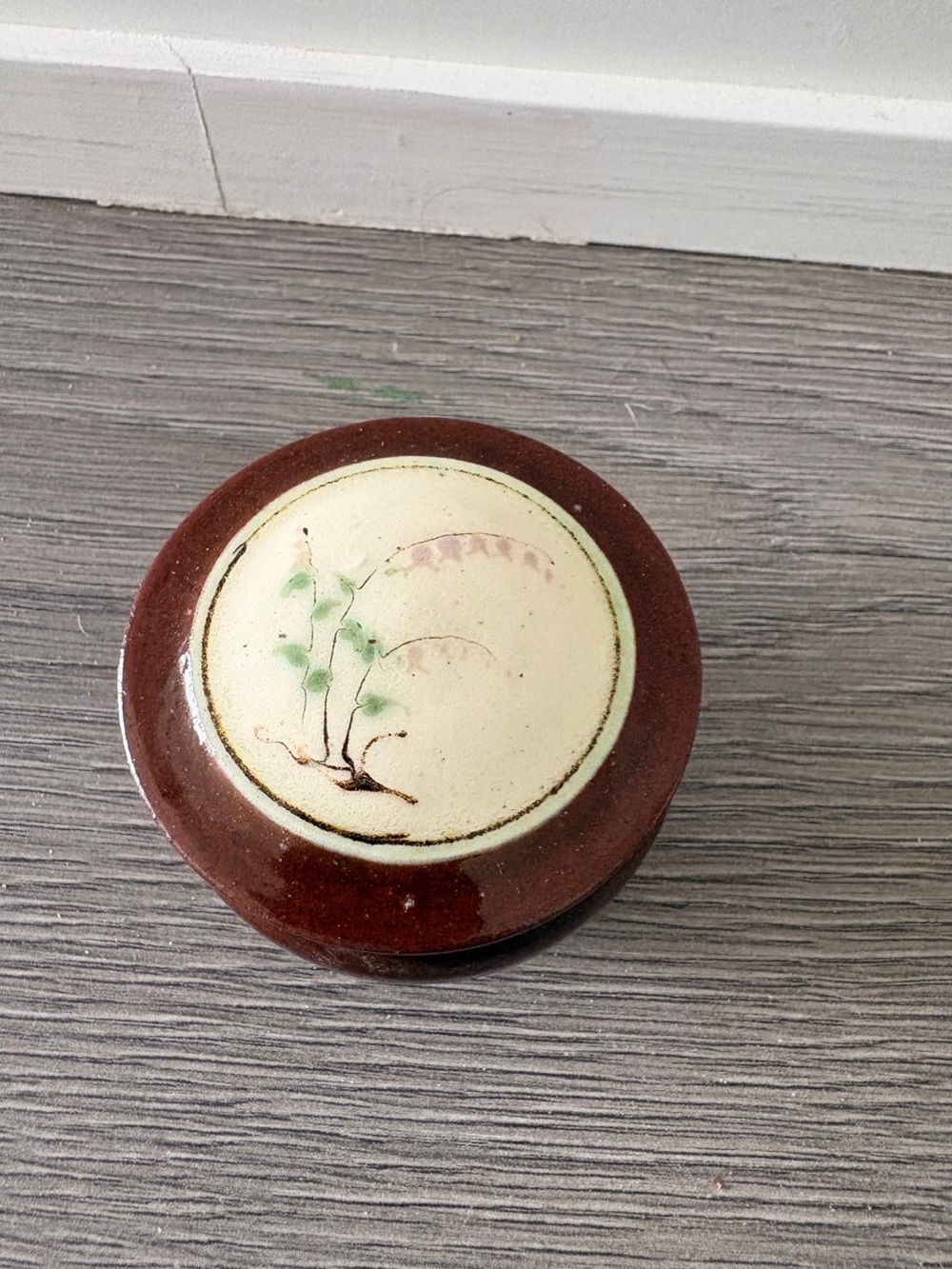 Vintage Birdsall Pottery Trinket Dish Signed 1979 Floral Studio Pottery